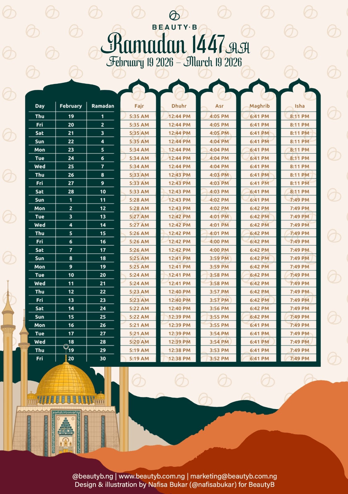 Ramadan donation set SEASONAL